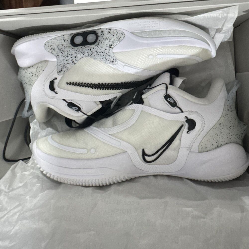 Nike Adapt BB 2.0 Men’s Mid Top Lace Up Sneakers White Cement BQ5397-101